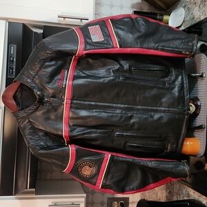 Genuine Indian Motorcycle Women's Leather Jacket w/Liner - XL